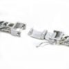 喜平ﾌﾟﾗﾁﾅﾌﾞﾚｽﾚｯﾄ　プラチナ 8面トリプルブレスレット 30ｇ×20㎝　留め具2